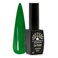 Oja semipermanenta Black Elite, Global Fashion 8 ml, Verde 046 - 1