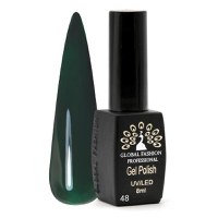 Oja semipermanenta Black Elite, Global Fashion 8 ml, Verde 048 - 1