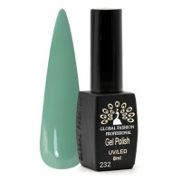 Oja semipermanenta Black Elite, Global Fashion 8 ml, Verde 232 - 1