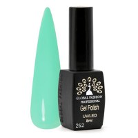 Oja semipermanenta Black Elite, Global Fashion 8 ml, Verde 262 - 1