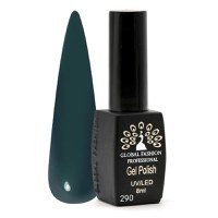 Oja semipermanenta Black Elite, Global Fashion, 8 ml, Verde 290 - 1