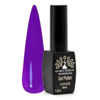 Oja semipermanenta Black Elite, Global Fashion 8 ml, Violet 185 - 1