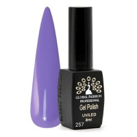 Oja semipermanenta Black Elite, Global Fashion 8 ml, Violet 257 - 1