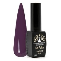 Oja semipermanenta Black Elite, Global Fashion, 8 ml, Violet 279 - 1