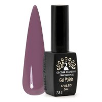 Oja semipermanenta Black Elite, Global Fashion, 8 ml, Violet 285 - 1