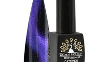 Oja semipermanenta, Global Fashion, 24D Cat Eye, 8 ml, Violet 06