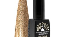 Oja semipermanenta, Global Fashion, Black Elite, 8 ml, Auriu 153