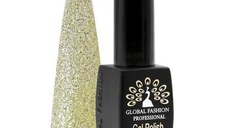 Oja semipermanenta, Global Fashion, Black Elite, 8 ml, Galben 154