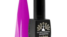 Oja semipermanenta, Global Fashion, Black Elite, 8 ml, Violet 144