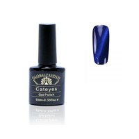 Oja semipermanenta, Global Fashion, Cat Eye, 10 ml, Albastru 33 - 1