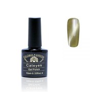 Oja semipermanenta, Global Fashion, Cat Eye, 10 ml, Verde 06 - 1