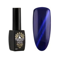 Oja semipermanenta, Global Fashion, Cat Eye, 8 ml, Albastru 29 - 1