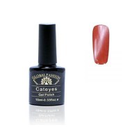 Oja semipermanenta, Global Fashion, Cat Eyes, 10ml, Rosu 19 - 1