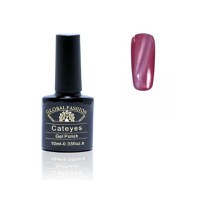 Oja semipermanenta, Global Fashion, Cat Eyes, 10ml, Roz 83 - 1