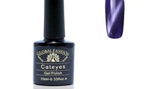 Oja semipermanenta, Global Fashion, Cat Eyes, 10ml, Violet 11