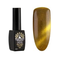 Oja semipermanenta, Global Fashion, Cat Eyes, 8 ml, Auriu 24 - 1