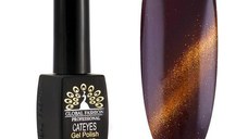 Oja semipermanenta, Global Fashion, Cat Eyes, 8 ml, Maro 15