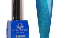 Oja semipermanenta, Global Fashion, Rainbow Laser Cat Eyes, 8 ml, Albastru 09