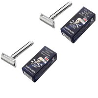 Pachet 2 x Aparat de Ras Dublu - The Bluebeards Revenge Scimitar Razor The Ultimate Double Edged Razor - 1