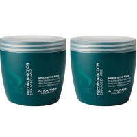 Pachet 2 x Masca Reparatoare Pentru Par Deteriorat - Alfaparf Milano Semi Di Lino Reconstruction Reparative Mask, 500ml - 1