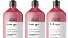 Pachet 3 x Sampon Fortifiant - L'oreal Professionnel Pro Longer, 500 ml