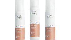 Pachet 3 x Tratament de Reparare pentru Par Deteriorat cu Aminoacizi - Wella Professionals Fusion Amino Refiller, varianta 2023, 70 ml