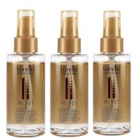 Pachet 3 x Ulei de Argan pentru Par - Londa Professional Velvet Oil Lightweight Oil 100 ml - 1