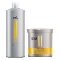 Pachet cu Efect Reparator - Londa Professional Visible Repair: Sampon 1000 ml, Tratament 750 ml - 1