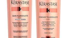 Pachet pentru Par Rebel Kerastase Discipline Fluidealiste - Sampon 1000 ml si Balsam 1000 ml