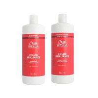 Pachet pentru Par Vopsit, Aspru Wella Professionals Invigo Color Brilliance Vibrant Color: Sampon 1000 ml + Balsam 1000 ml - 1