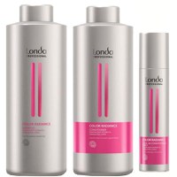 Pachet pentru Par Vopsit Londa Professional Color Radiance - Sampon, Balsam si Balsam Spray Leave-In - 1