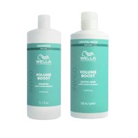 Pachet pentru Volum Wella Professionals Invigo Volume Boost Crystal: Sampon 1000 ml + Masca 500 ml - 1