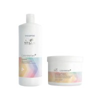 Pachet Restructurant pentru Par Vopsit Wella Professionals Color Motion +: Sampon 1000ml + Masca 500 ml - 1