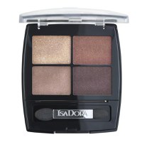 Paleta de Farduri - Eye Shadow Quartet Isadora 5 g, nuanta 18 Boho Browns - 1