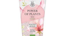 Peeling corporal hidratant cu extract de trandafir Lirene Power of Plants, 175ml