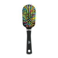 Perie pentru descalcire par cu pini ondulati 9585RX - Rainbow/Black - 1