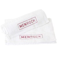 Prosop pentru Barbierit - Men Rock White Cotton Shaving Towel - 1