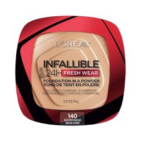 Pudra Compacta - L&#039;Oreal Paris Infaillible 24H Fresh Wear Foundation In A Powder, nuanta 140 Golden Beige, 9 g - 1