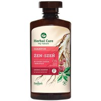 Sampon cu Extract de Ginseng pentru Par Fin si Subtire - Farmona Herbal Care Ginseng Shampoo for Delicate and Thin Hair, 330ml - 1