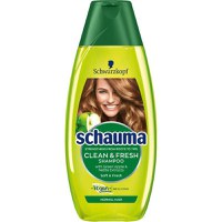 Sampon cu Mar Verde si Urzica pentru Par Normal - Schwarzkopf Schauma Clean &amp; Fresh Shampoo with Green Apple &amp; Nettle Extract for Normal Hair, 400 ml - 1