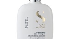 Sampon de Stralucire pentru Par Normal - Alfaparf Milano Semi Di Lino Diamond Illuminating Low Shampoo, 250ml