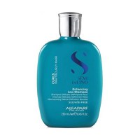 Sampon pentru Par Cret sau Ondulat - Semi di Lino Curls Enhancing Low Shampoo Alfaparf Milano, 250 ml - 1