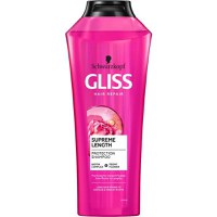 Sampon pentru Par Lung Predispus la Deteriorare si Radacini Grase - Schwarzkopf Gliss Hair Repair Supreme Length Protection Shampoo for Long Hair Prone to Damage &amp; Greasy Roots, 400 ml - 1