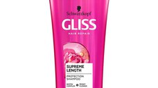 Sampon pentru Par Lung Predispus la Deteriorare si Radacini Grase - Schwarzkopf Gliss Hair Repair Supreme Length Protection Shampoo for Long Hair Prone to Damage & Greasy Roots, 400 ml