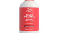 Sampon pentru Par Vopsit cu Fir Gros - Wella Professionals Invigo Color Brilliance Coarse, varianta 2023, 300 ml