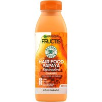 Sampon Reparator cu Papaya pentru Par Deteriorat - Garnier Fructis Hair Food Papaya Reparadora Champu Pelo Danado, 350 ml - 1