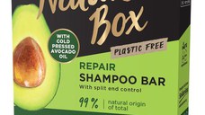 Sampon Solid Reparator cu Ulei de Avocado Presat la Rece - Nature Box Repair Shampoo Bar with Cold Pressed Avocado Oil Plastic Free, 85 g