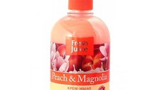 Sapun Lichid Cremos cu Ulei de Piersica si Extract de Magnolie Fresh Juice, 460ml