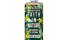 Sapun Lichid cu Alge Marine si Citrice Faith in Nature, 400 ml