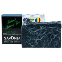 Sapun Natural cu Carbune si Arbore de Ceai Savonia, 90g - 1